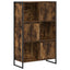 Bogskab Røget Eg 68 x 30 x 108.5 cm Konstrueret træ