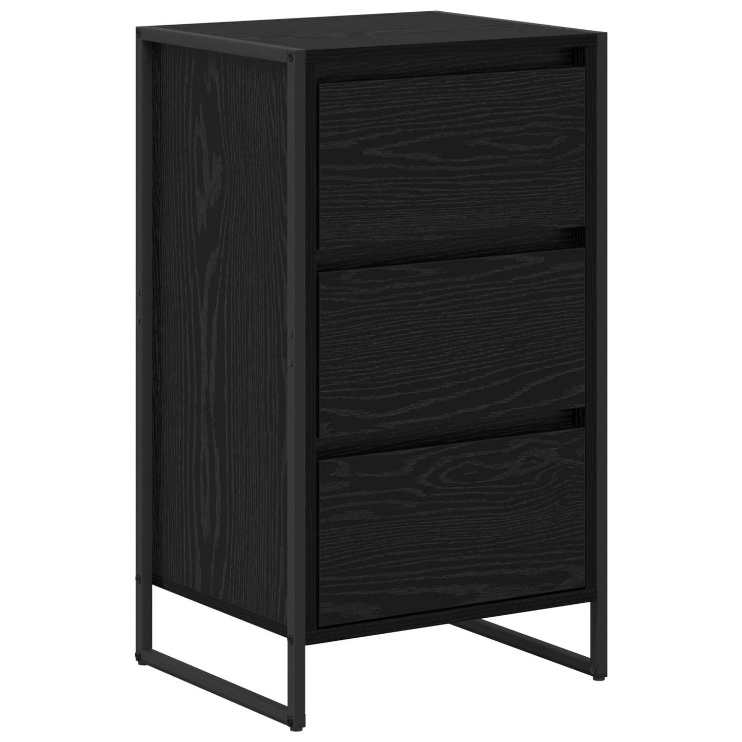 Sideboard Sort eg 42 x 36 x 75.5 cm Konstrueret træ