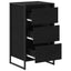 Sideboard Sort eg 42 x 36 x 75.5 cm Konstrueret træ