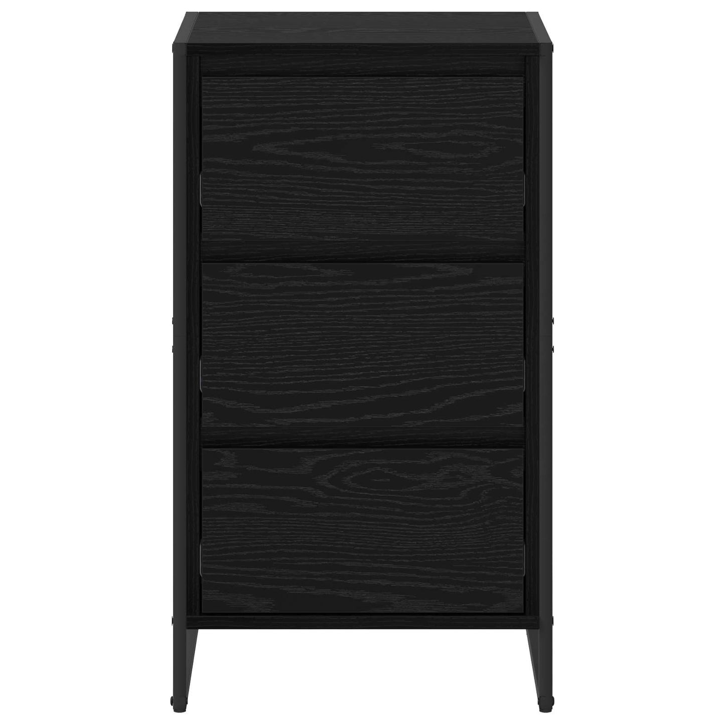 Sideboard Sort eg 42 x 36 x 75.5 cm Konstrueret træ