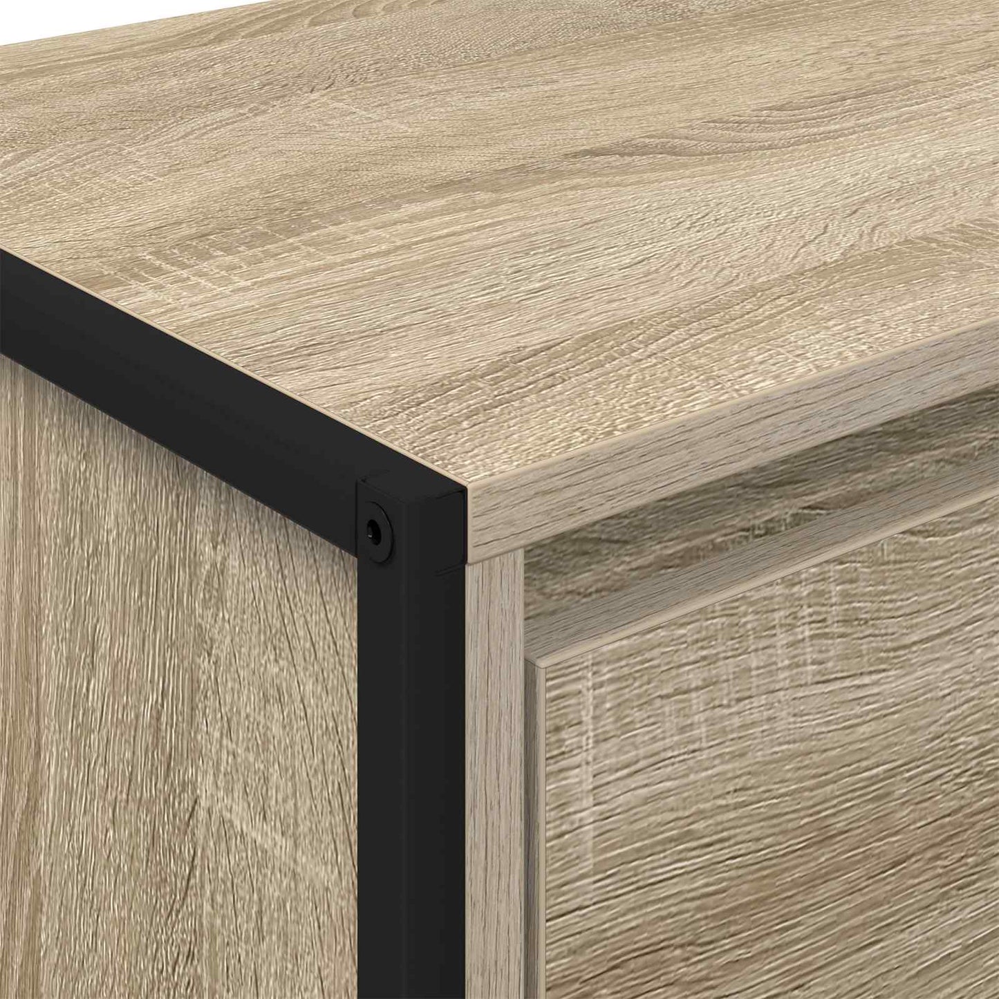 Sideboard med skuffe Sonoma 42 x 36 x 75.5 cm Konstrueret træ