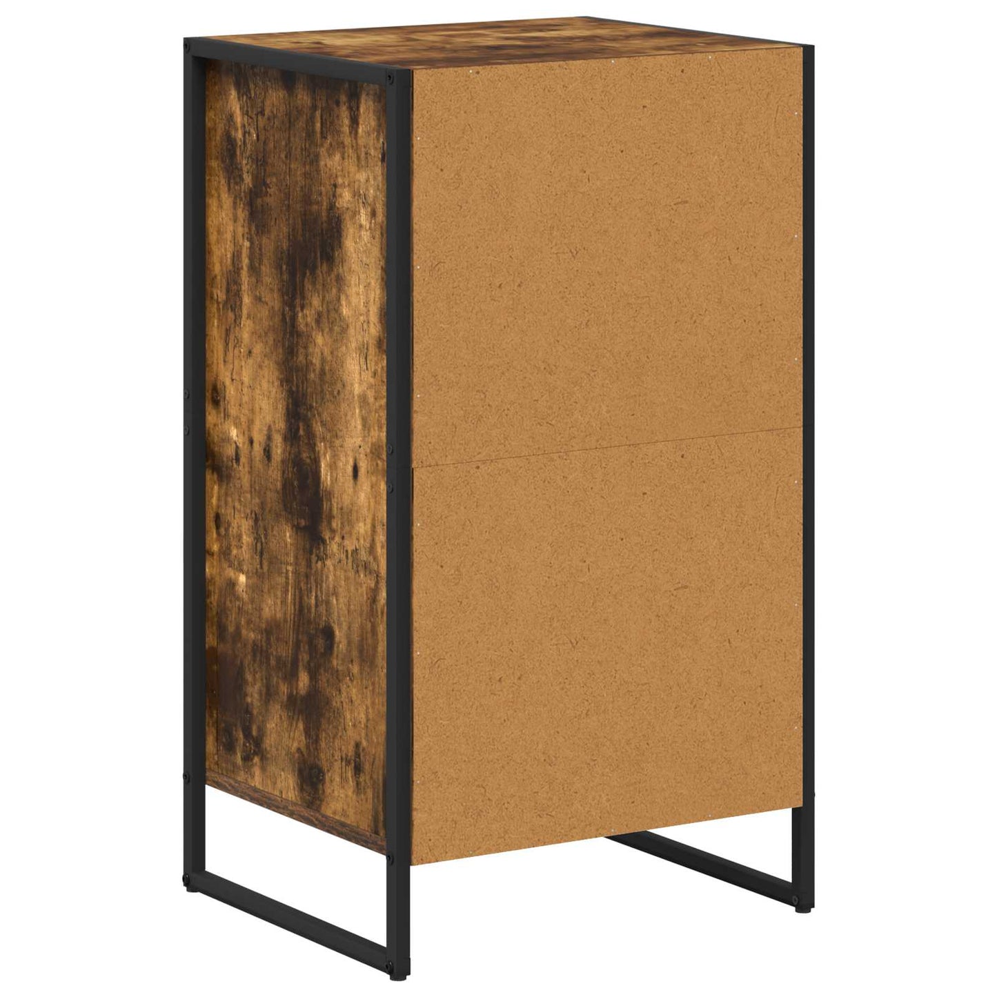 Sideboard med skuffe Røget Eg 42 x 36 x 75.5 cm Konstrueret træ