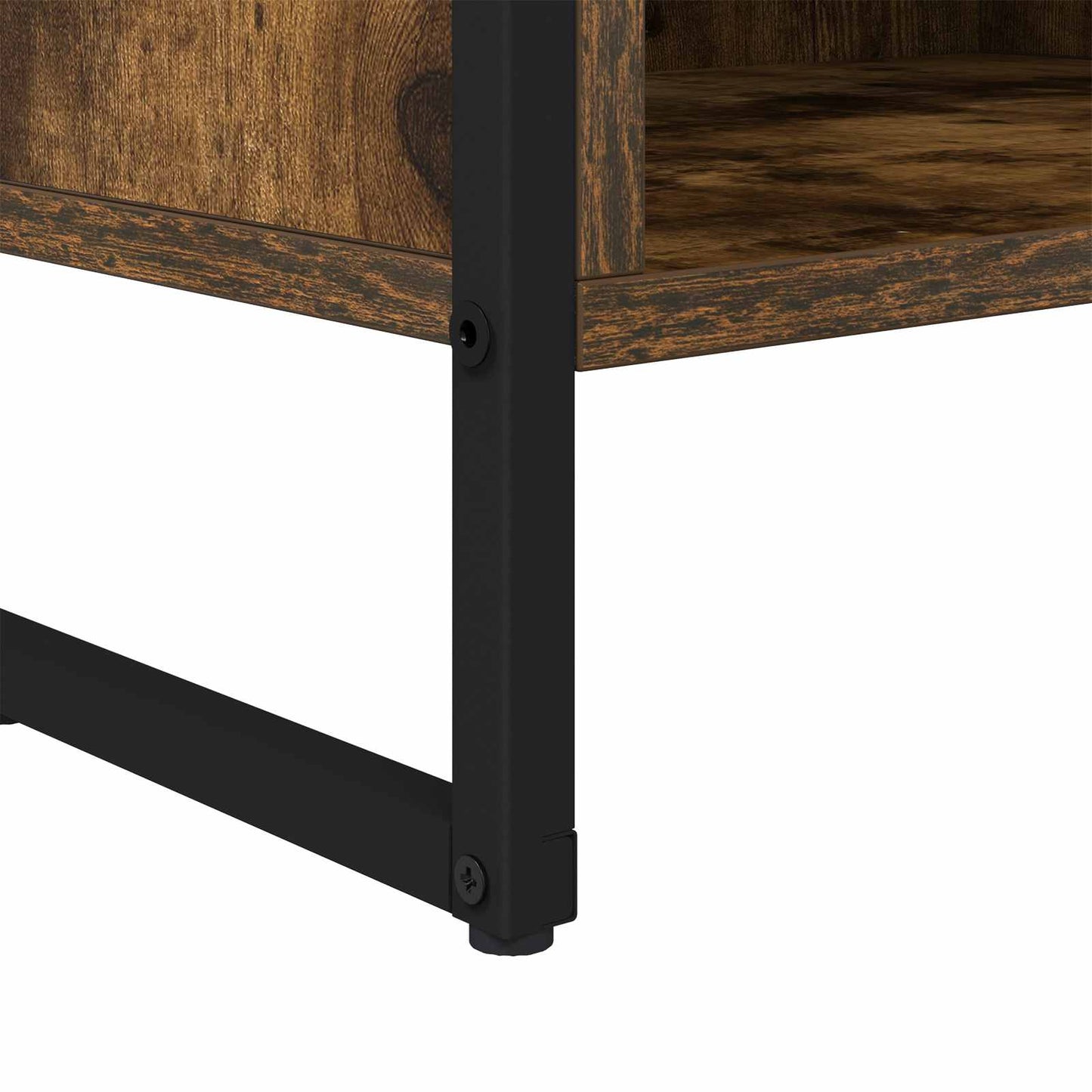 TV-skab Røget Eg 100 x 36,5 x 30,5 cm Konstrueret træ