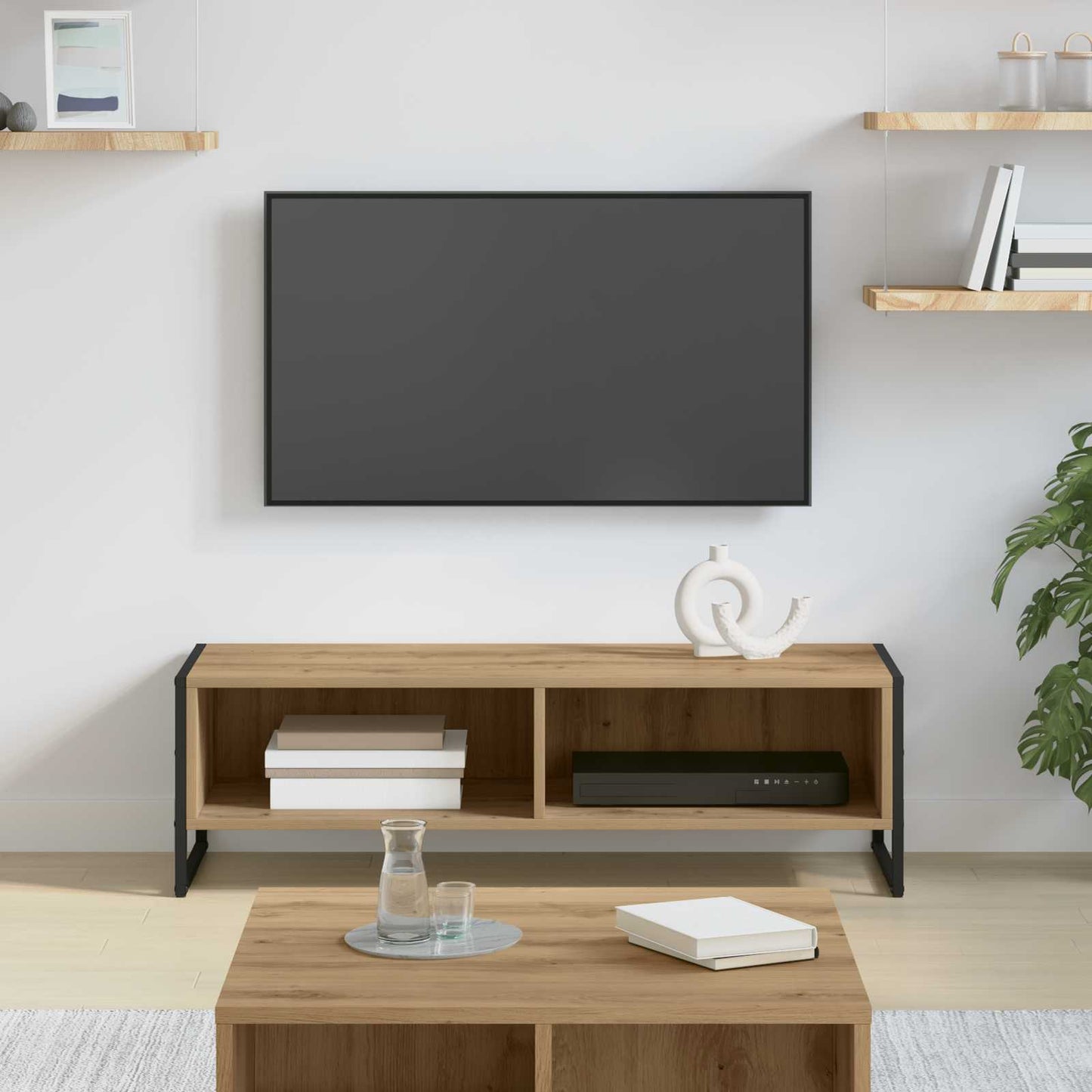TV-skab Artisan eg 100 x 36,5 x 30,5 cm Konstrueret træ