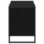 TV-skab med skuffe Sort eg 100 x 36 x 49,5 cm Konstrueret træ