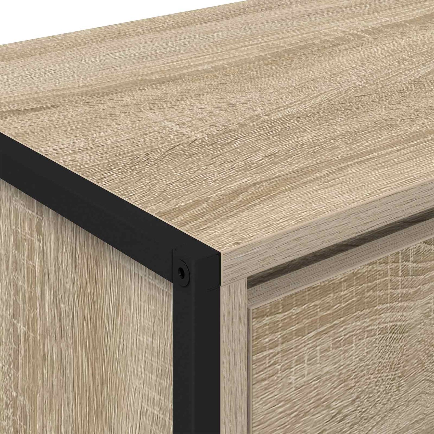 TV-skab med skuffe Sonoma 100 x 36 x 49,5 cm Konstrueret træ