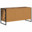 TV-skab med skuffe Røget Eg 100 x 36 x 49,5 cm Konstrueret træ