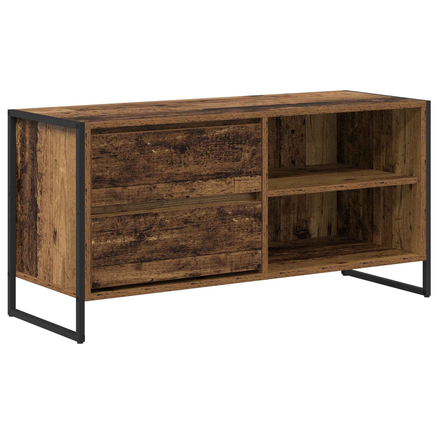 TV-skab Gammelt træ 100 x 36 x 49,5 cm Konstrueret træ