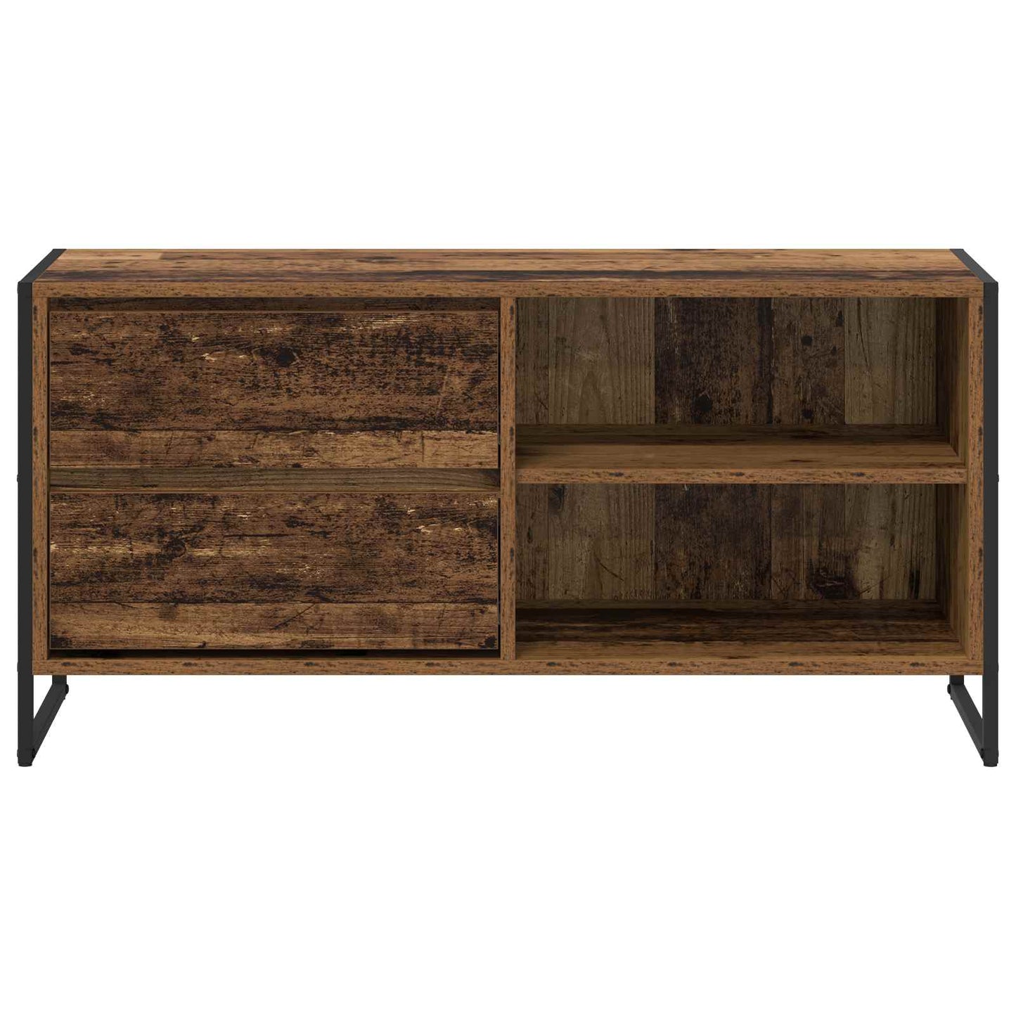 TV-skab Gammelt træ 100 x 36 x 49,5 cm Konstrueret træ