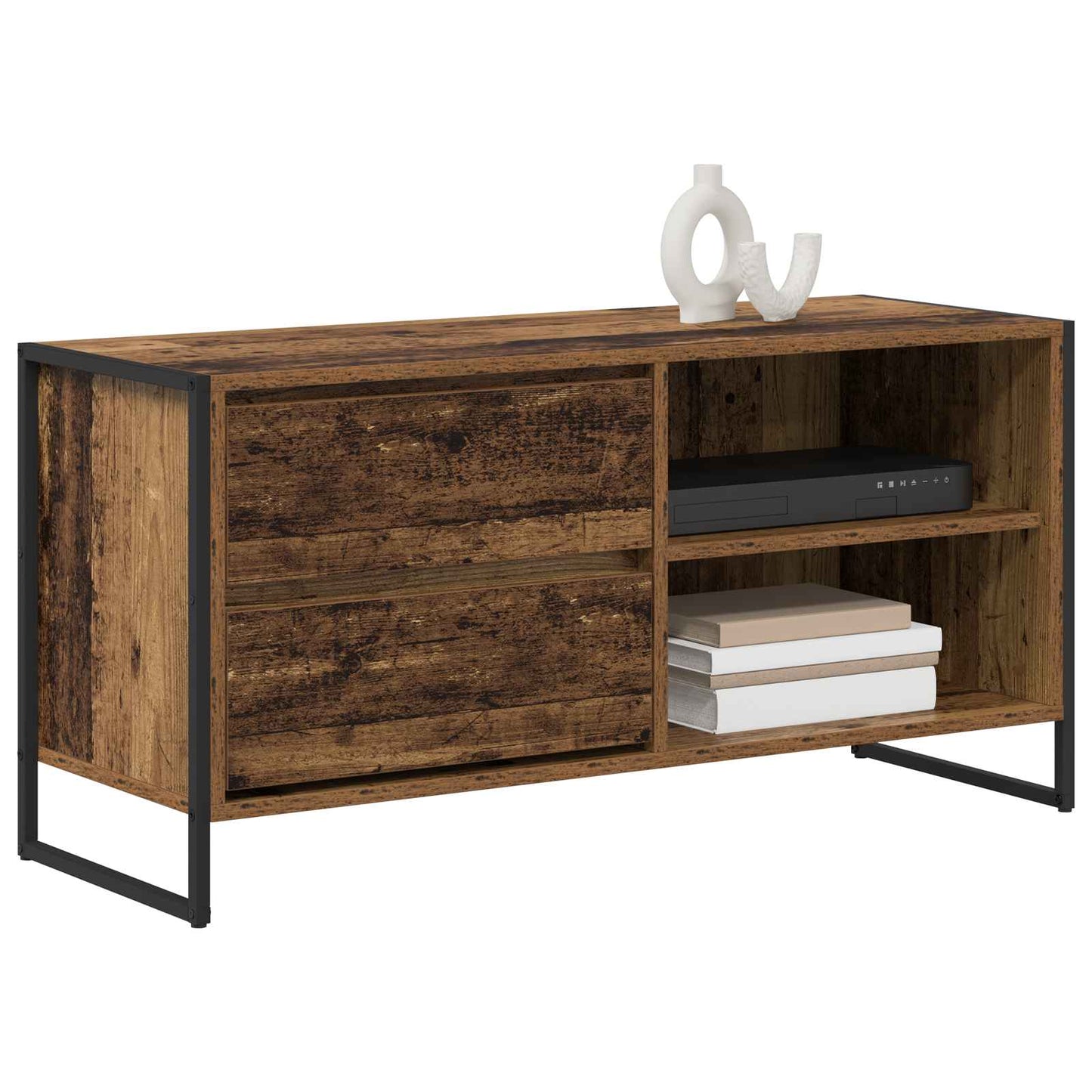TV-skab Gammelt træ 100 x 36 x 49,5 cm Konstrueret træ