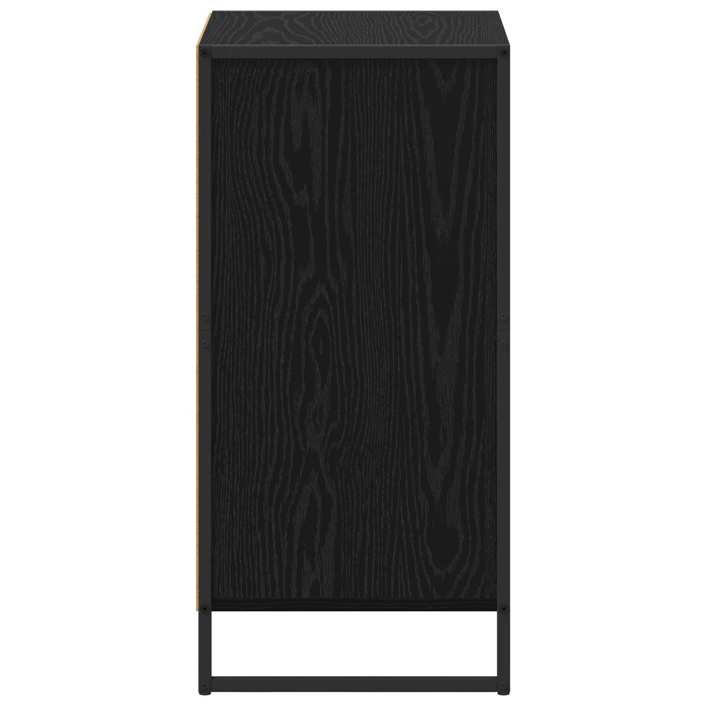 Sideboard med skuffe Sort eg 43 x 36 x 75,5 cm Konstrueret træ