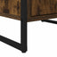Sideboard med skuffe Røget Eg 43 x 36 x 75,5 cm Konstrueret træ