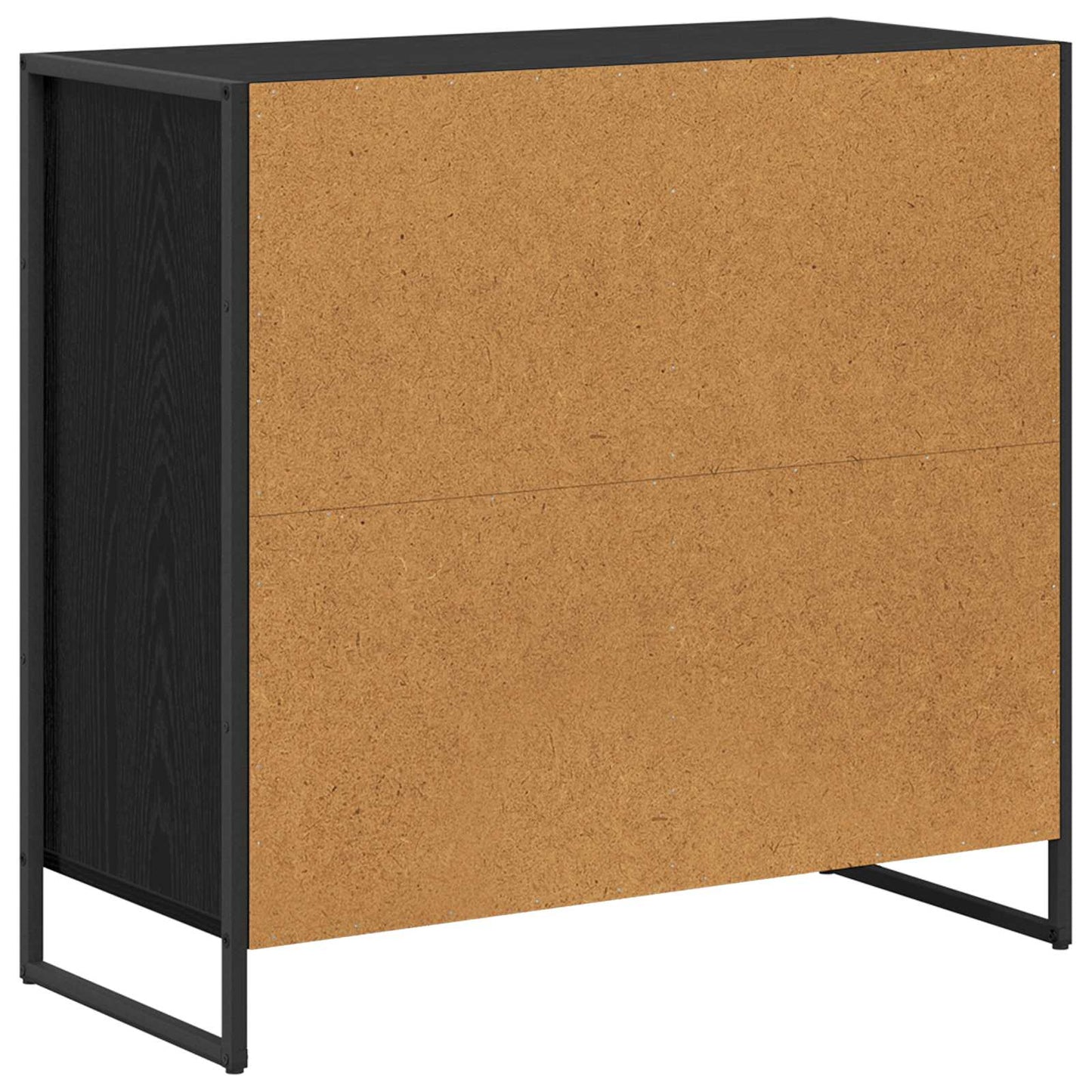 Sideskab Sort eg 79 x 36 x 75 cm Konstrueret træ