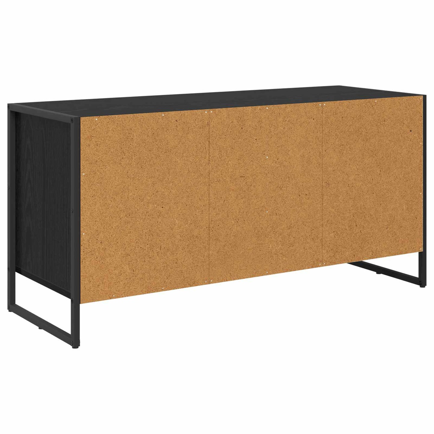 TV-skab med skuffe Sort eg 100 x 36 x 49,5 cm Konstrueret træ
