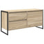 TV-skab med skuffe Sonoma 100 x 36 x 49,5 cm Konstrueret træ