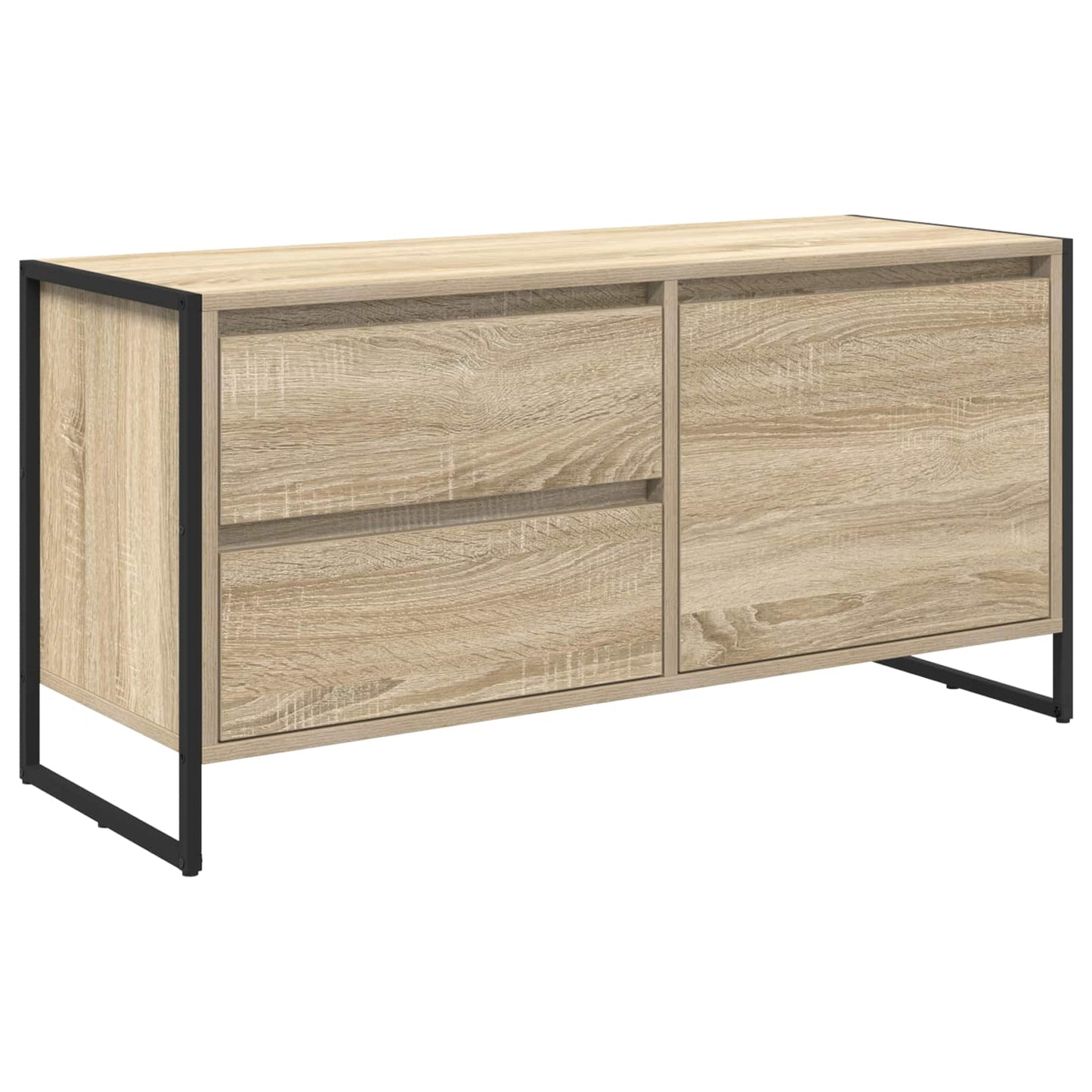 TV-skab med skuffe Sonoma 100 x 36 x 49,5 cm Konstrueret træ