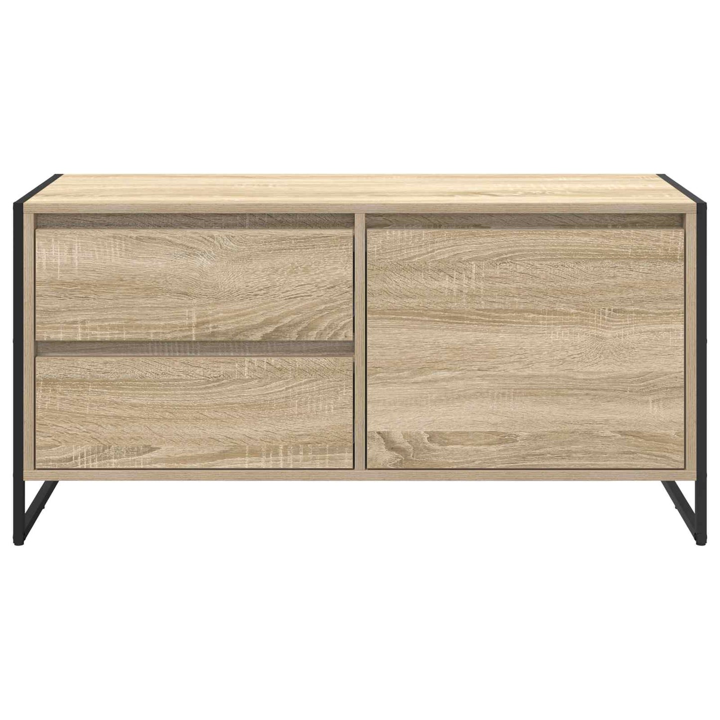 TV-skab med skuffe Sonoma 100 x 36 x 49,5 cm Konstrueret træ