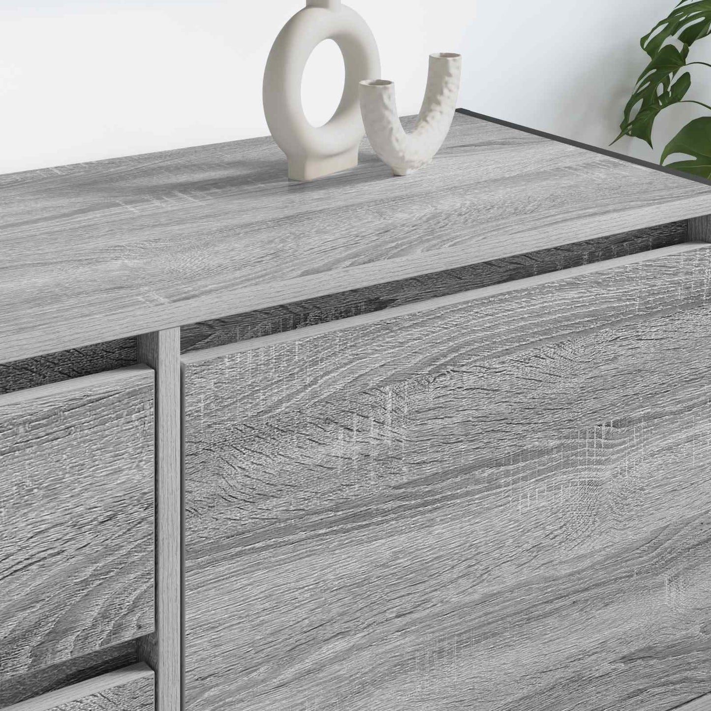 TV-skab Grå Sonoma 100 x 36 x 49,5 cm Konstrueret træ