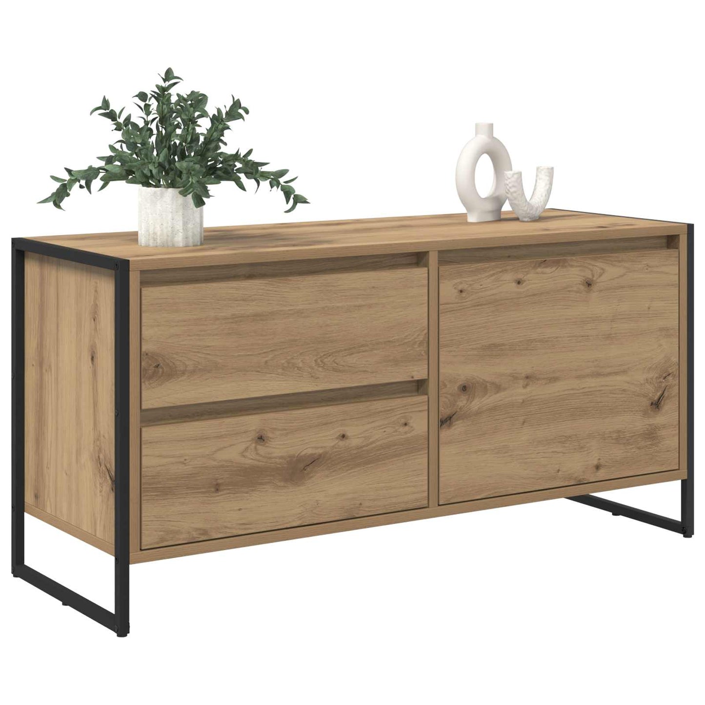 TV-skab Artisan eg 100 x 36 x 49,5 cm Konstrueret træ