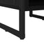 Sengebord 2 pcs Sort eg 39,5 x 30 x 50 cm Konstrueret træ