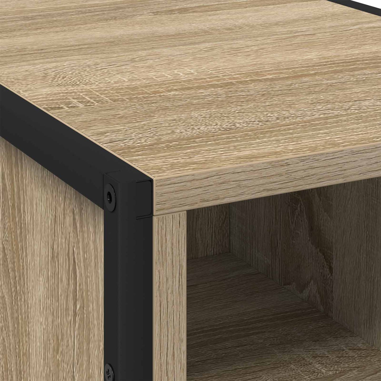 Sengebord 2 pcs Sonoma 39,5 x 30 x 50 cm Konstrueret træ
