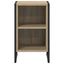 Sengebord 2 pcs Sonoma 39,5 x 30 x 50 cm Konstrueret træ