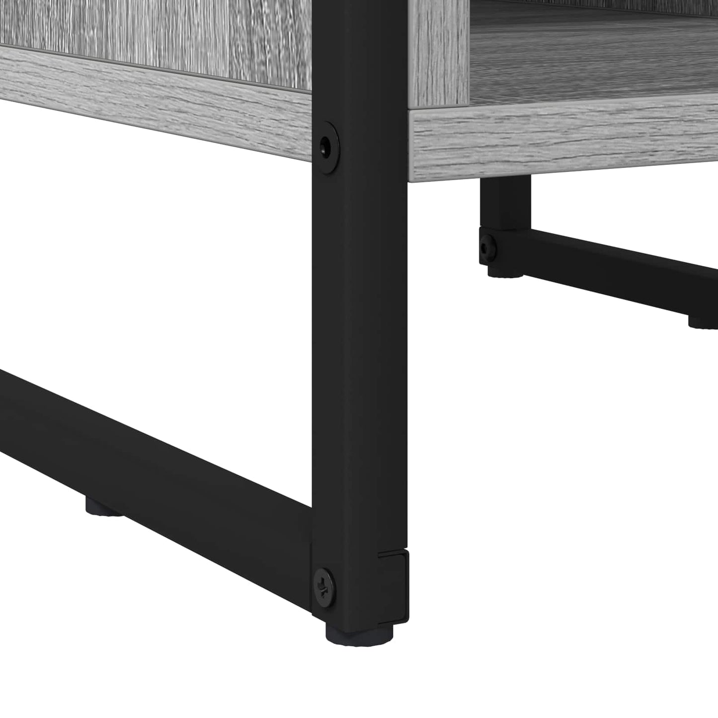 Sengebord 2 pcs Grå Sonoma 39,5 x 30 x 50 cm Konstrueret træ
