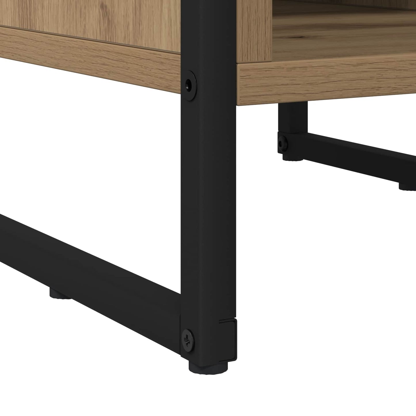Sengebord 2 stk. Artisan eg 39,5 x 30 x 50 cm Konstrueret træ
