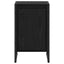 Sengebord 2 pcs Sort eg 39,5 x 30 x 50 cm Konstrueret træ