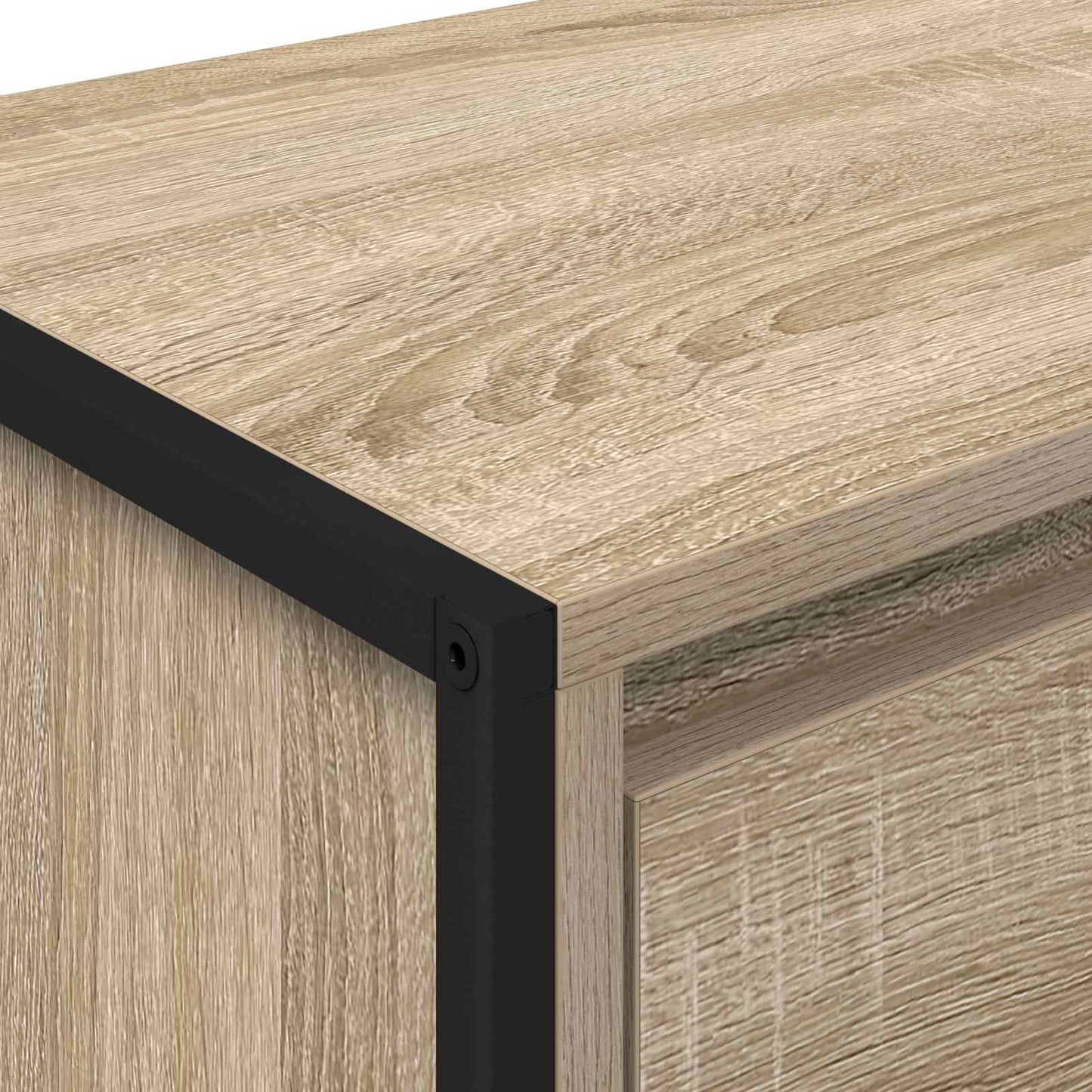 Sengebord 2 pcs Sonoma 39,5 x 30 x 50 cm Konstrueret træ