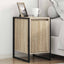 Sengebord 2 pcs Sonoma 39,5 x 30 x 50 cm Konstrueret træ