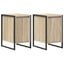 Sengebord 2 pcs Sonoma 39,5 x 30 x 50 cm Konstrueret træ