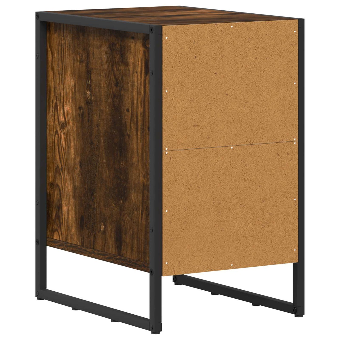 Sengebord Røget Eg 39,5 x 30 x 50 cm Konstrueret træ