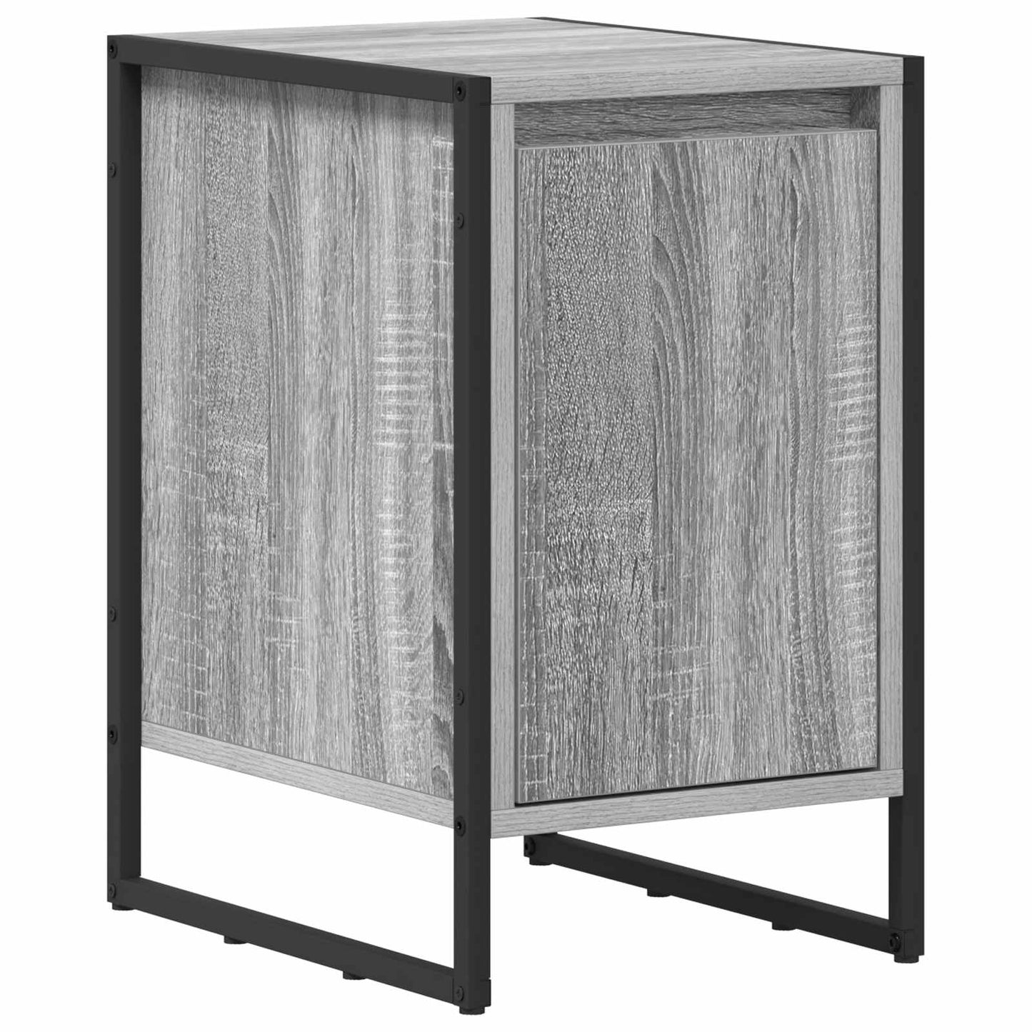 Sengebord 2 pcs Grå Sonoma 39,5 x 30 x 50 cm Konstrueret træ