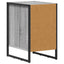 Sengebord 2 pcs Grå Sonoma 39,5 x 30 x 50 cm Konstrueret træ