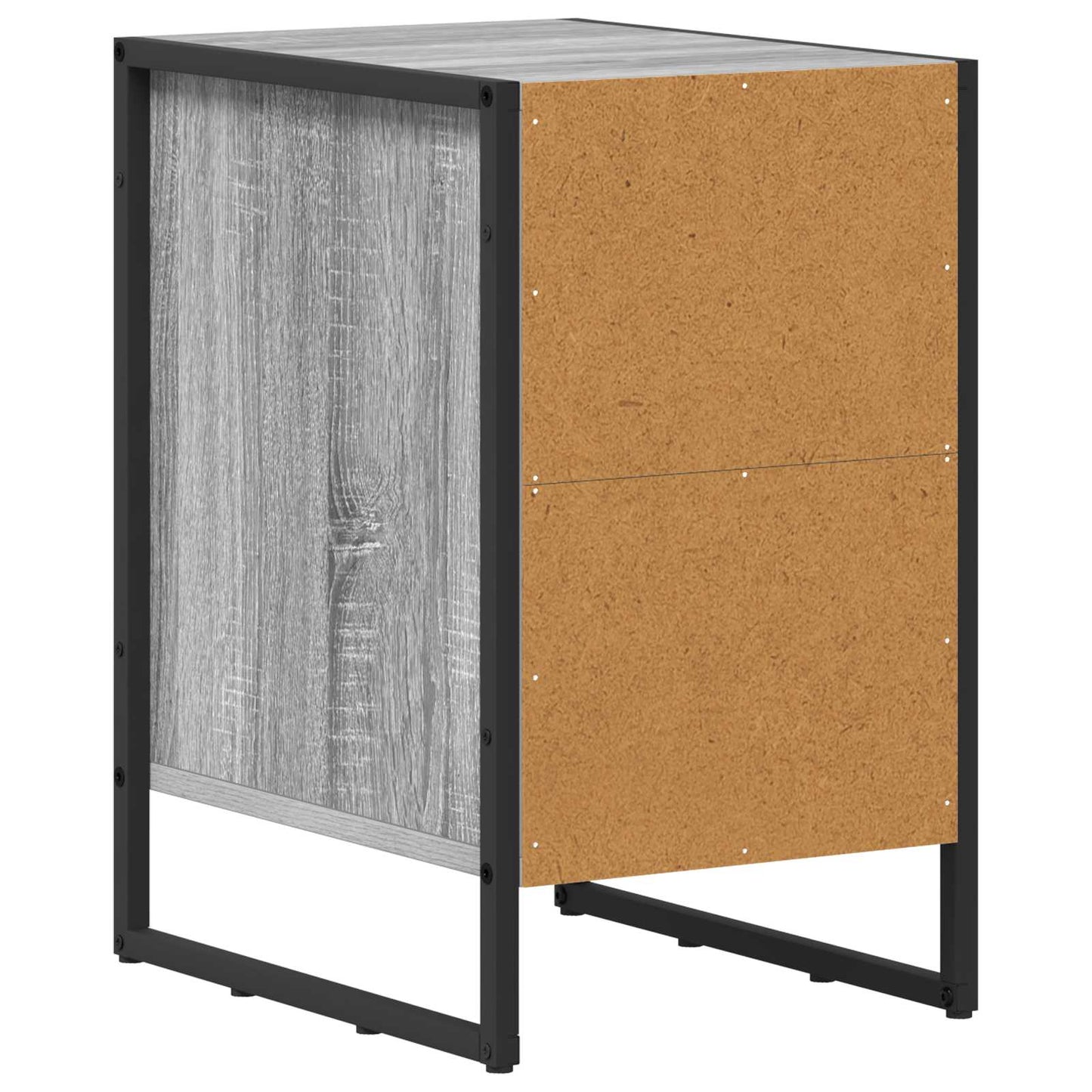 Sengebord 2 pcs Grå Sonoma 39,5 x 30 x 50 cm Konstrueret træ