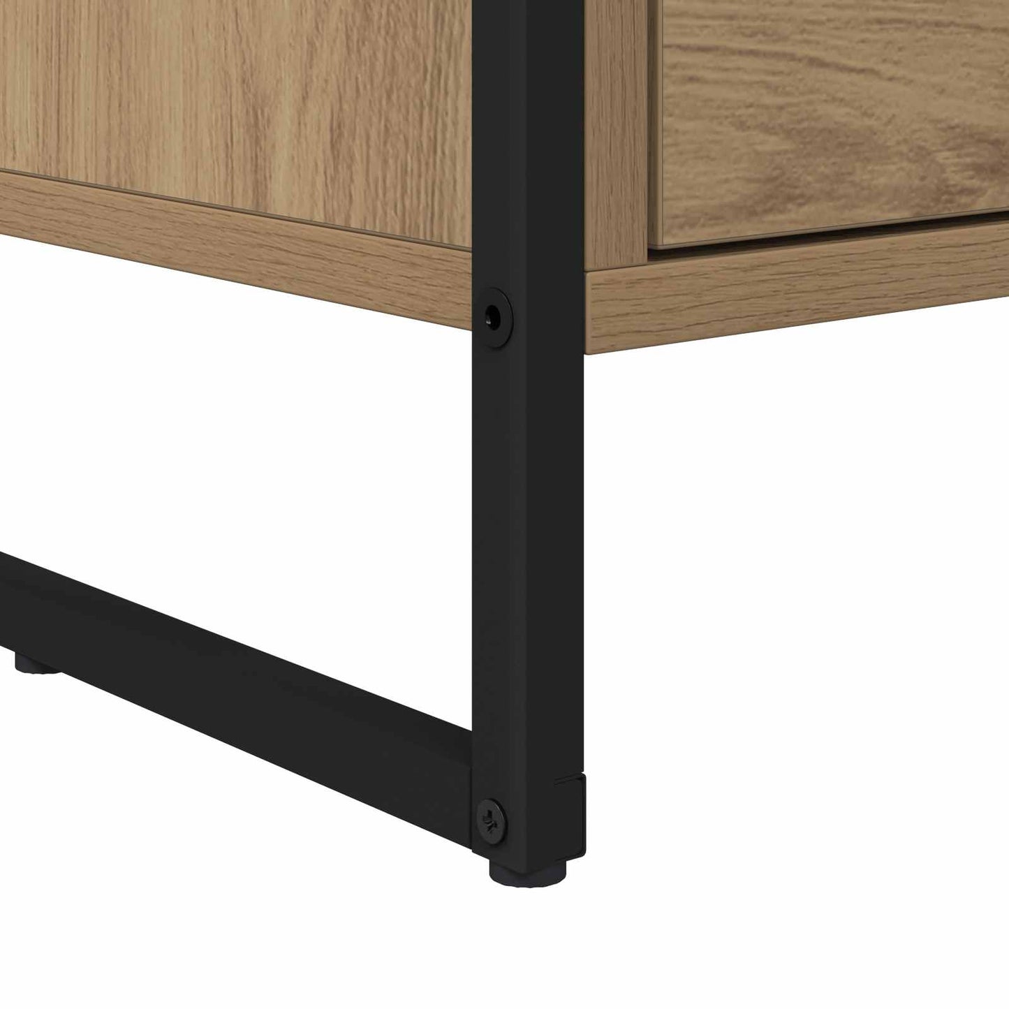 Sengebord 2 pcs Artisan eg 39,5 x 30 x 50 cm Konstrueret træ
