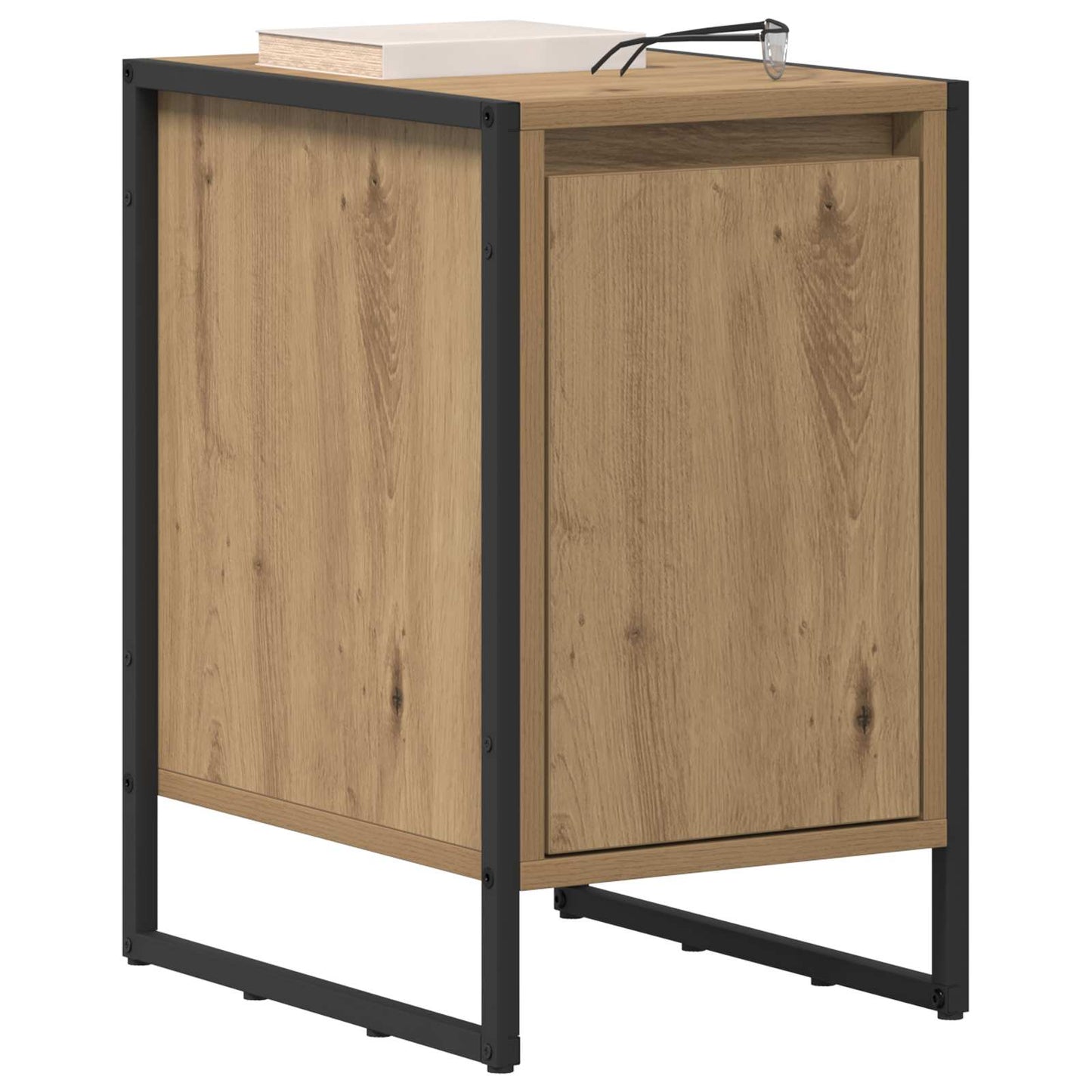 Sengebord 2 pcs Artisan eg 39,5 x 30 x 50 cm Konstrueret træ