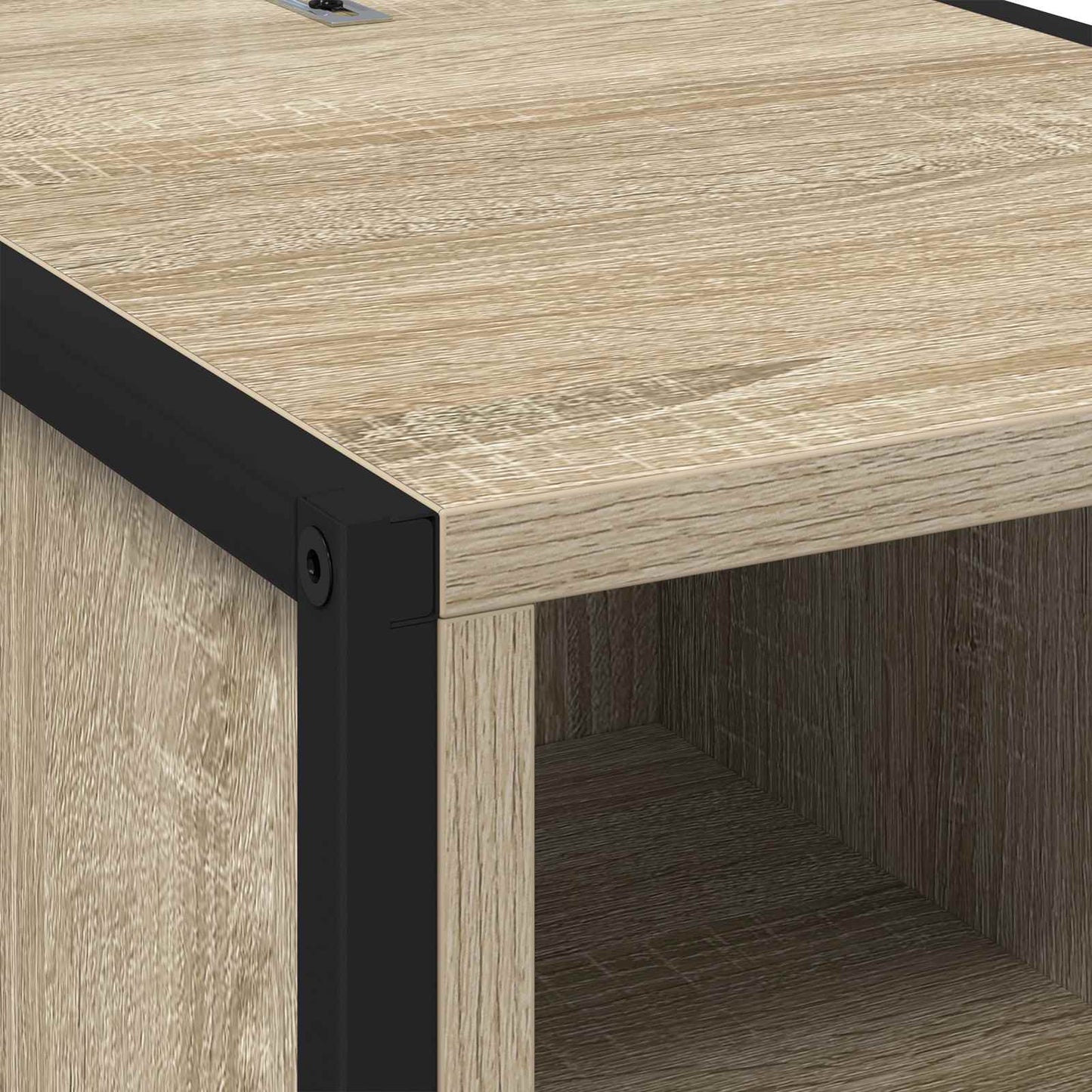 Sengebord 2 pcs Sonoma 39,5 x 30 x 50 cm Konstrueret træ