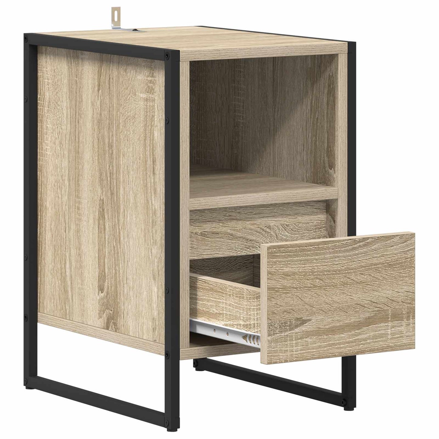 Sengebord 2 pcs Sonoma 39,5 x 30 x 50 cm Konstrueret træ