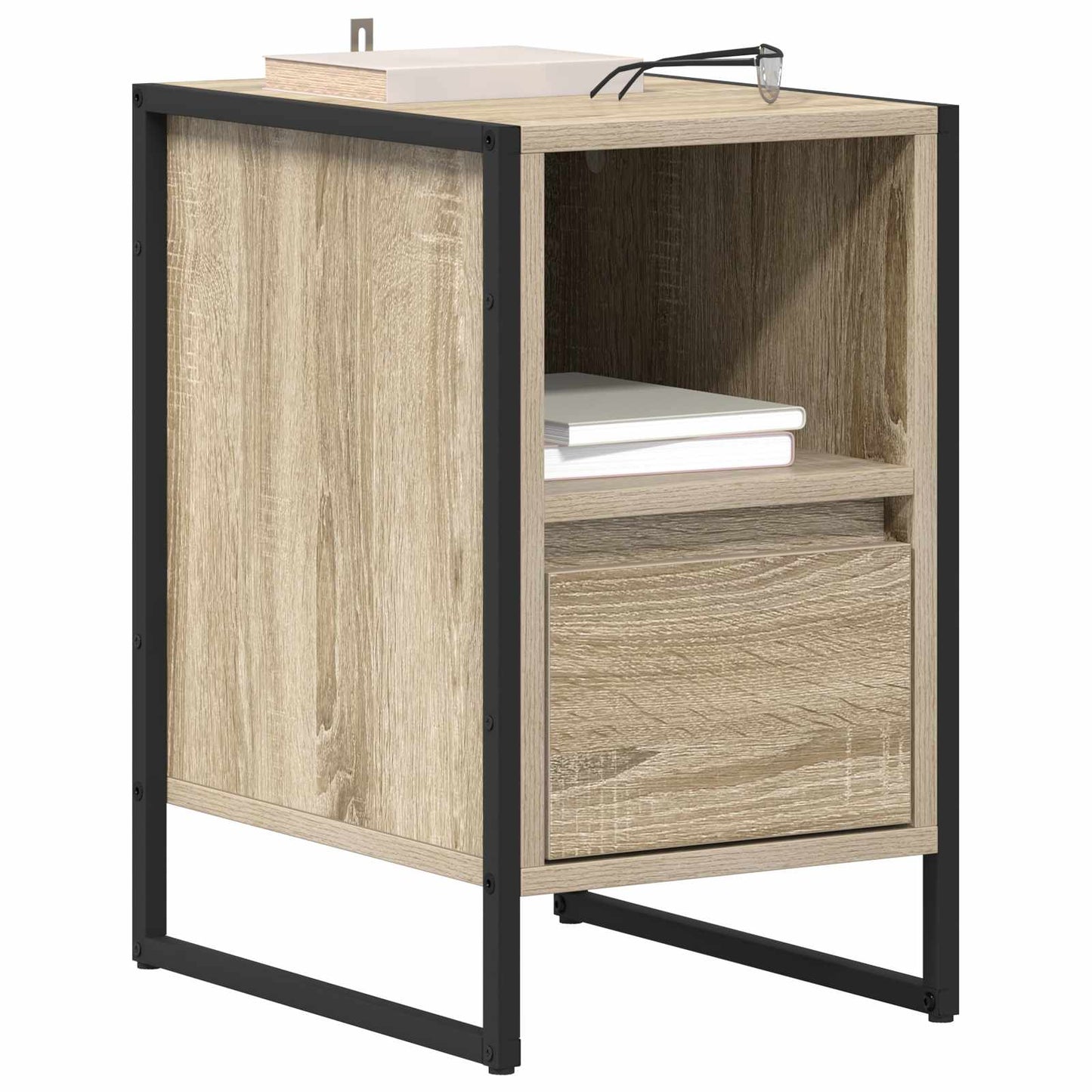 Sengebord 2 pcs Sonoma 39,5 x 30 x 50 cm Konstrueret træ