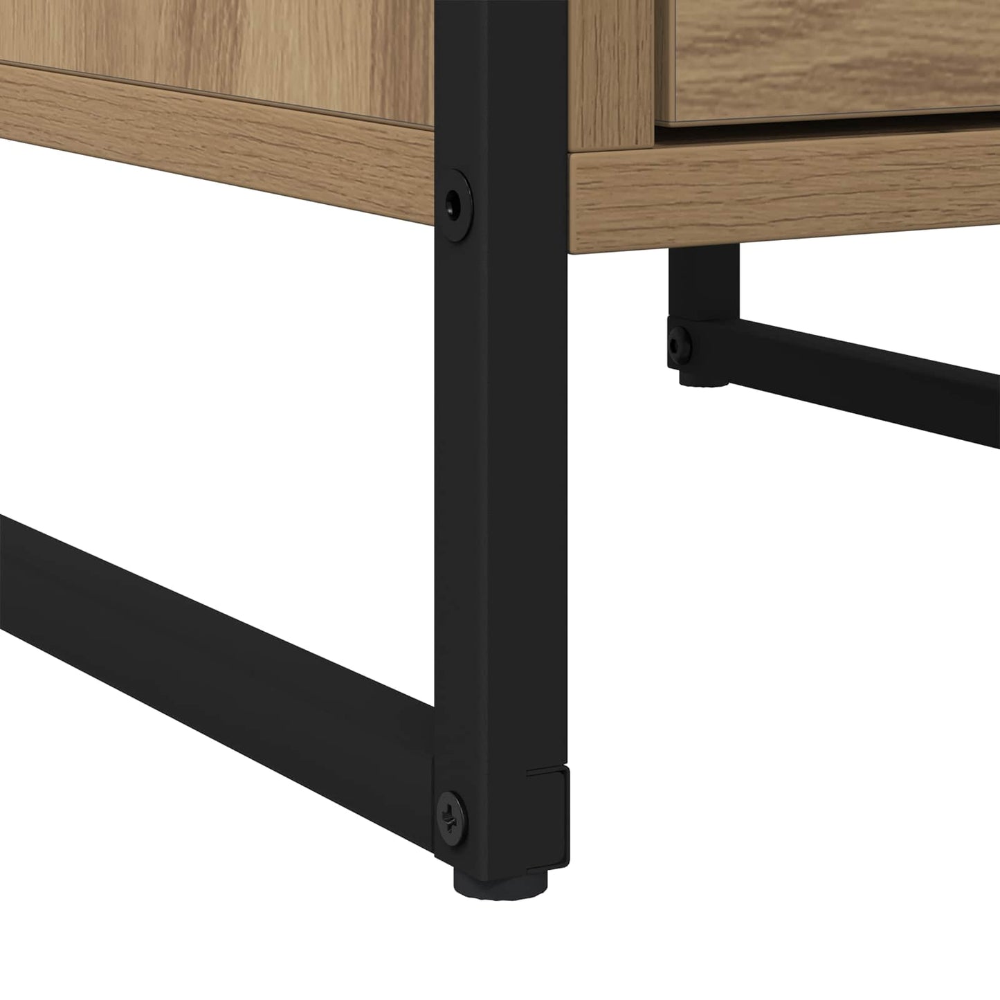 Sengebord 2 stk. Artisan eg 39,5 x 30 x 50 cm Konstrueret træ
