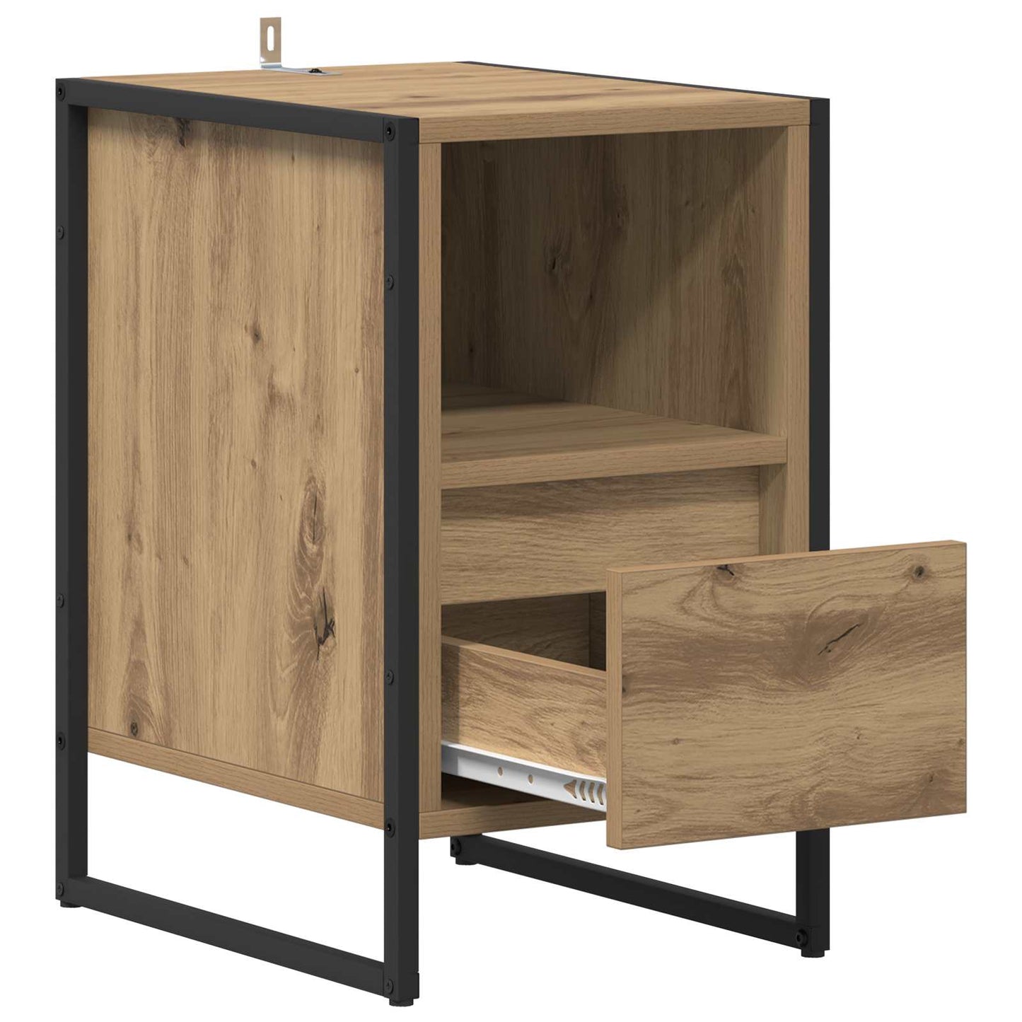 Sengebord 2 stk. Artisan eg 39,5 x 30 x 50 cm Konstrueret træ