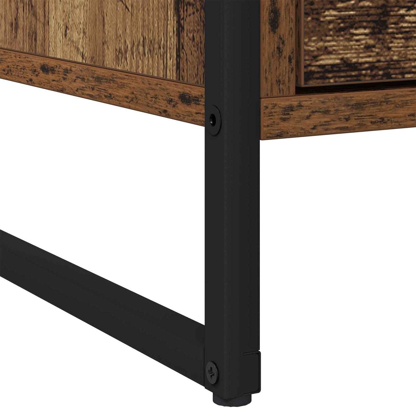 Sengebord 2 pcs Gammelt træ 50 x 39,5 x 50 cm Konstrueret træ