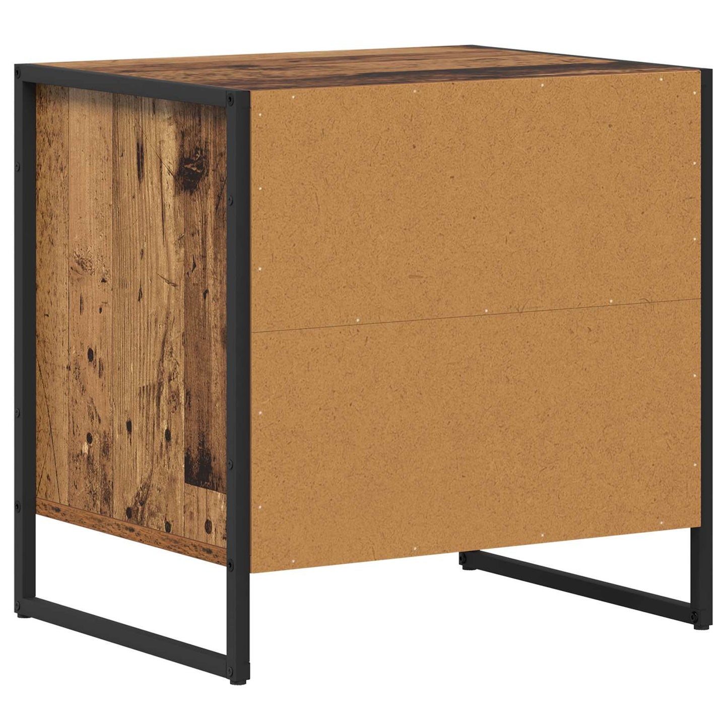 Sengebord 2 pcs Gammelt træ 50 x 39,5 x 50 cm Konstrueret træ