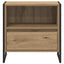 Sengebord 2 pcs Artisan eg 50 x 39,5 x 50 cm Konstrueret træ