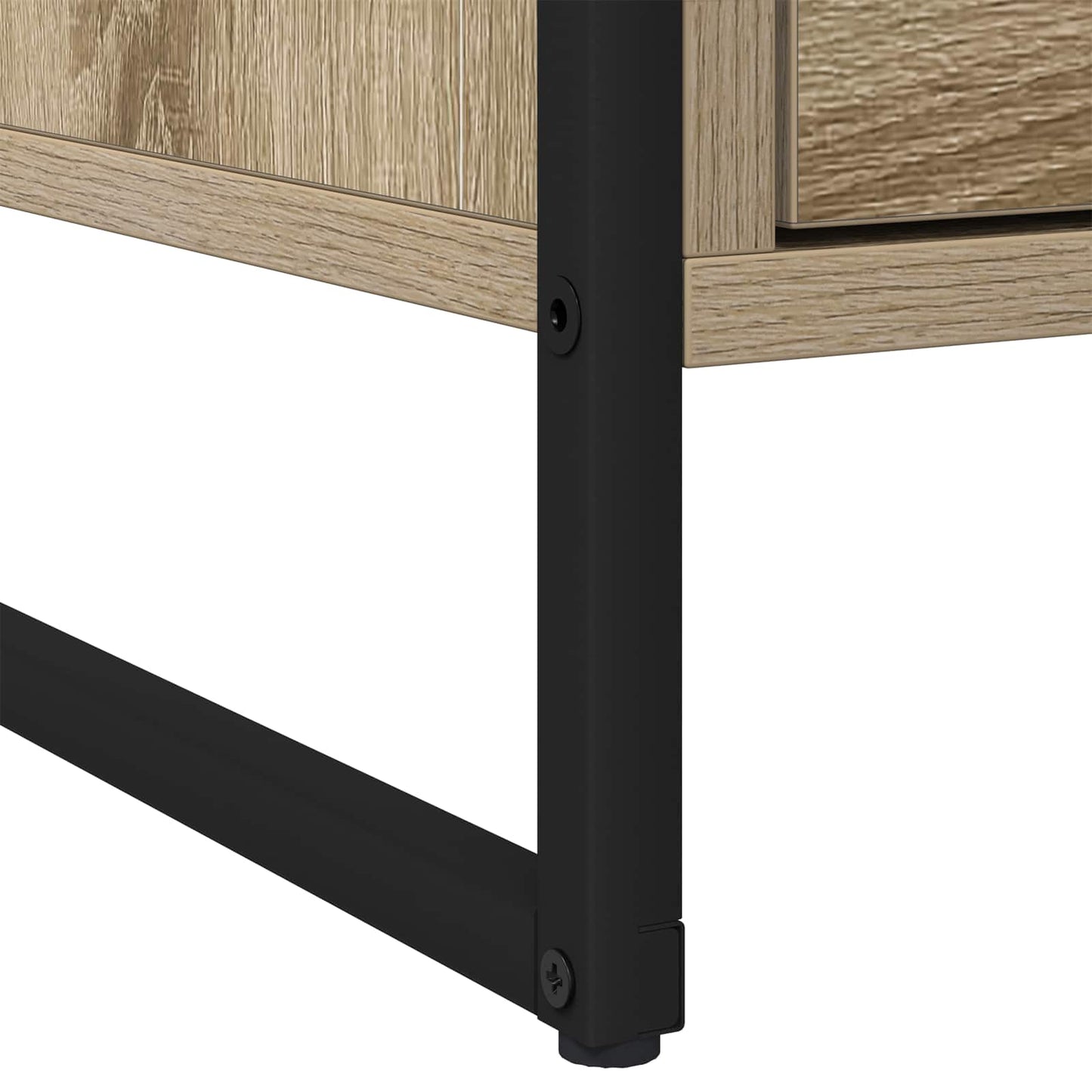 Sengebord 2 pcs Sonoma 50 x 39,5 x 50 cm Konstrueret træ