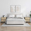 Sengebord 2 pcs Sonoma 50 x 39,5 x 50 cm Konstrueret træ
