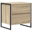 Sengebord 2 pcs Sonoma 50 x 39,5 x 50 cm Konstrueret træ