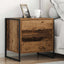 Sengebord 2 stk. Gammelt træ 50 x 39,5 x 50 cm Konstrueret træ